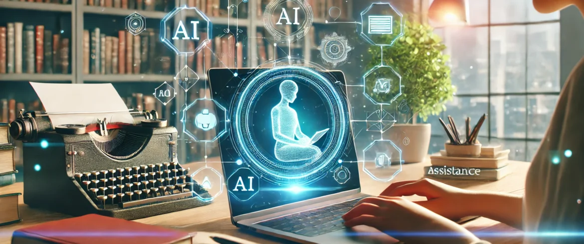 AI in creative writing tool interface